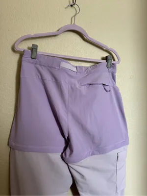 The North Face Bridgeway Zip-Off Pants Purple/ lavender Sz 10 outdoor hiking thumbnail 7