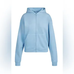 SKIMS French Terry Zip Up Hoodie Bluebell‎ Size S Sold Out Rare Soft Lightweight thumbnail 4