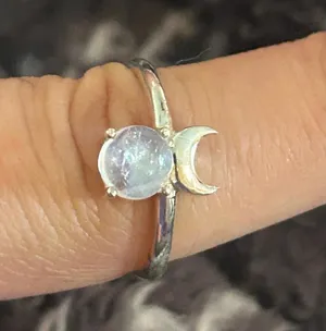 Z36 ring size 6.75 925 sterling silver thumbnail 1