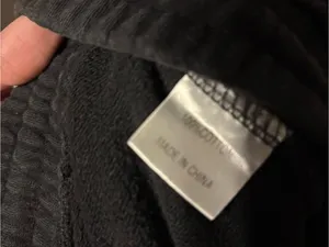 Danielle Guizio Black Drawstring Sweatpants thumbnail 3