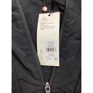 Calia‎ Womens XS Hooded Windbreaker Pure Black Water Repellent WAX14309 NWT thumbnail 3