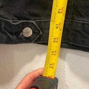 Zara Black Denim Jacket - Small thumbnail 11
