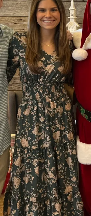 SheIn Floral Print Long Sleeve Dress thumbnail 8