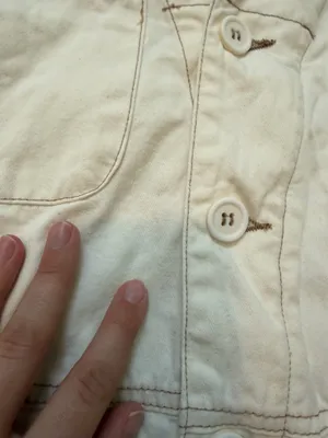 Pistola Parker White Denim Romper thumbnail 5