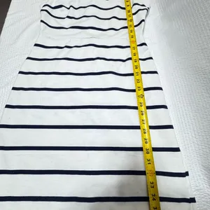Old Navy Navy and White Striped Mini Dress thumbnail 8