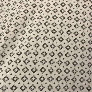 Adrianna Papell- Geometric Pattern Hi Low Black White Gathered Cuffs Top- Size L thumbnail 4
