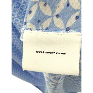 Summersalt Blue White Geometric‎ Tile Print Tie Shoulder Maxi Dress XS Cover Up thumbnail 4