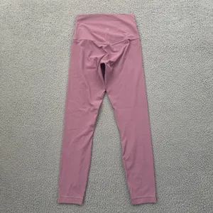 Lululemon Align Leggings High Rise Ribbed Velvet Dust Athletic Women's 4 x 25 thumbnail 3