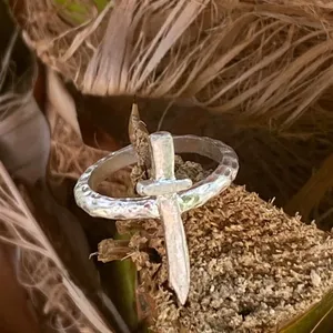 Sterling Silver Plated Renaissance Medieval sword Rings thumbnail 8