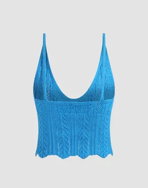 Cider Blue Knit Top thumbnail 2