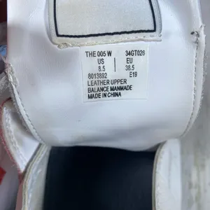 Goats The 005 Leather Sneaker Velcro Straps White Size 8.5 thumbnail 8
