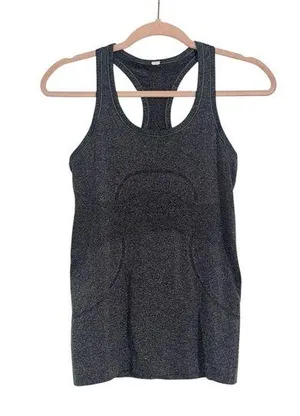 Lululemon Swiftly Tech Racerback Heather Gray Athletic Tank 4 thumbnail 1