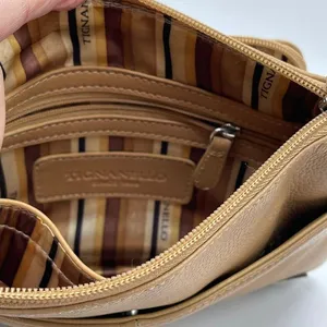 Tignanello tan leather crossbody. 21” handle drop. Tan thumbnail 7
