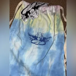 NWT Boys Lie Unreleased Cotton Candy Drawstring Tie Dye Backpack‎ w/signature thumbnail 3