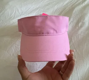 Pink Lilly Pulitzer visor hat with gold bar adjustable strap  thumbnail 1