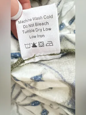 Tuckernuck 100%Cotton Boho Olive & Blue Floral Print Pleated Dress Size Large thumbnail 12