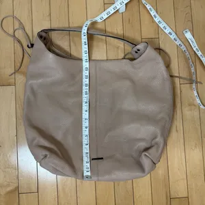 REBECCA MINKOFF Leather Hobo Slouch Neutral Blush Beige Large Bag Purse thumbnail 9