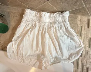 Free People White High-Waist Shorts thumbnail 1