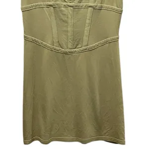 Urban Outfitters Ramona Corset‎ Knit Mini Dress Moss Green Size Large thumbnail 5