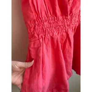 Anthropologie The Somerset‎ Romper Linen Edition small boho vacation festival thumbnail 5