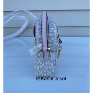 Michael Kors Powder Blush Jet Set Large Chain Crossbody Purse thumbnail 5