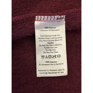 Eddie Bauer Jacket Womens Large Purple Fleece Full Zip Stand Collar Pockets thumbnail 7