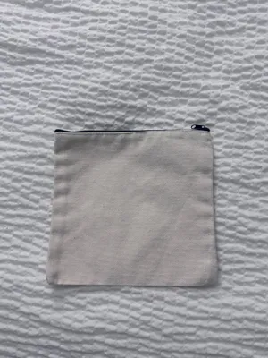 Thistle Farms Canvas Zip Pouch Cream NWOT thumbnail 2