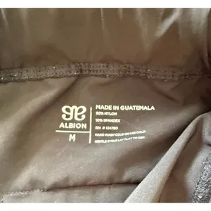 Albion Fit Jetsetters Black Joggers Gold Ankle Zip Pants‎ Womens Medium thumbnail 6