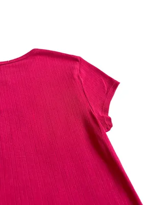 Intimately Free People Red T-Shirt Short Sleeve Blouse Stretchy Size Large NWT thumbnail 11