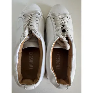Thursday Boot Company white leather low-top Everyday sneakers size 8‎ thumbnail 7