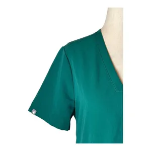 Figs Shirt Women Small Green Casma Three Pocket Scrub‎ Top Medical Nurse Doctor thumbnail 6
