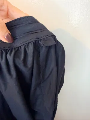 Lululemon Black Running Shorts Size 6 Drawstring 3” Inseam thumbnail 9