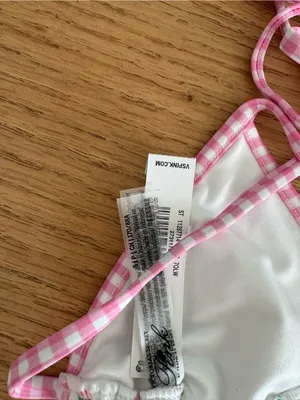 Pink Floral String Bikini Set thumbnail 4
