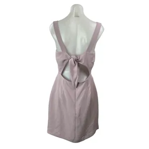 Aritzia Wilfred Lilac Purple Sleeveless Square Neck Fit & Flare Mini Dress 10 thumbnail 3
