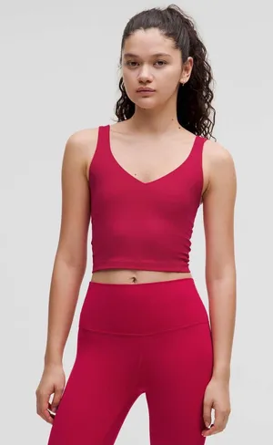 Lululemon Align Tank Top *Light Support, A/B Cup in Passionate - Size: 2 thumbnail 1