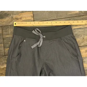 FIGS Zamora Technical Collection XS Heather Gray Jogger‎ Scrub Pants Loose Fit thumbnail 7