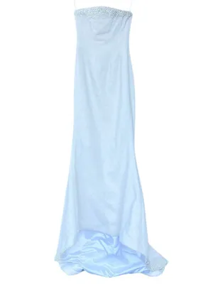 Clio Peppiatt Olympia Strapless Embellished Tulle Gown Ivory S Wedding Bridal thumbnail 4