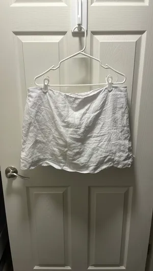 Abercrombie Linen Scalloped Skirt thumbnail 2