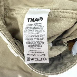 Tna Wide Leg Cargo Pants Tan‎ Size 8 thumbnail 8