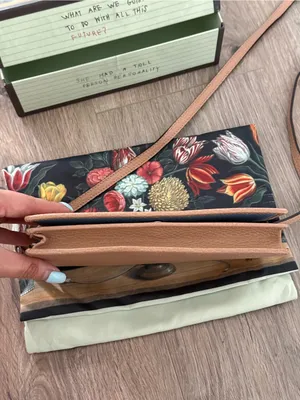 Gucci Swing WOC Light Tan Pebbled Leather - Full Set Limited Box & Dust Bag thumbnail 4