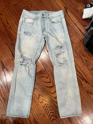 American Eagle boy crop jeans  thumbnail 1