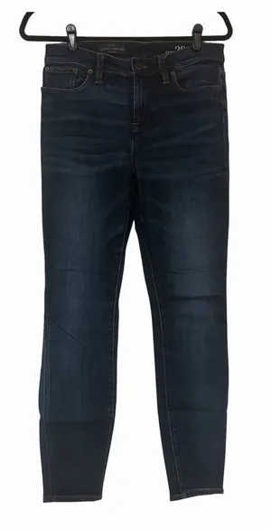 J.Crew Lookout High Rise Skinny Jeans Women 28 Blue Stretch Denim Pants Dark thumbnail 1