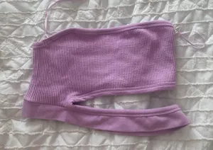 Urban Outfitters Purple Cutout Tube Top thumbnail 2