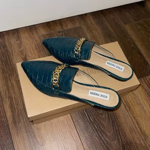 Steve Madden Forever Chain Pointed Toe Mules thumbnail 1