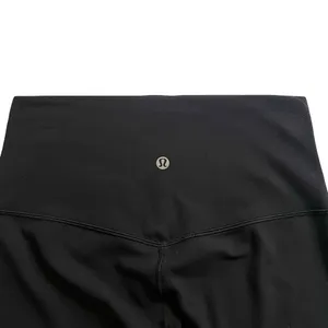 Lululemon Wunder Under Crop Black Leggings Size 2 thumbnail 2