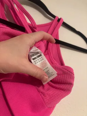 Gymshark Pink Sports Bra Small thumbnail 6