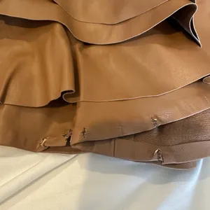 DO+BE Brown Leather Skirt thumbnail 2