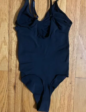 SKIMS Sculpting Thong Bodysuit thumbnail 2