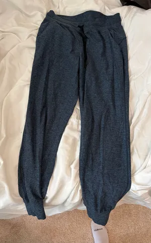 lululemon athletica Women’s Navy Heather Jogger Sweatpants thumbnail 1