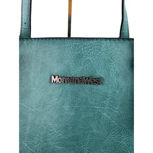 *Montana West Purse Large Teal Aqua Vegan Leather Hobo Shoulder Bag Carry thumbnail 5
